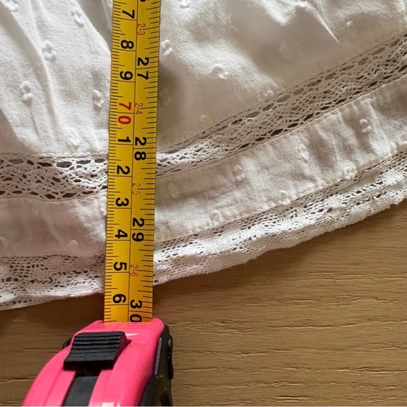 LoveShackFancy White Ruffled Mini Dress - Picture 8 of 8